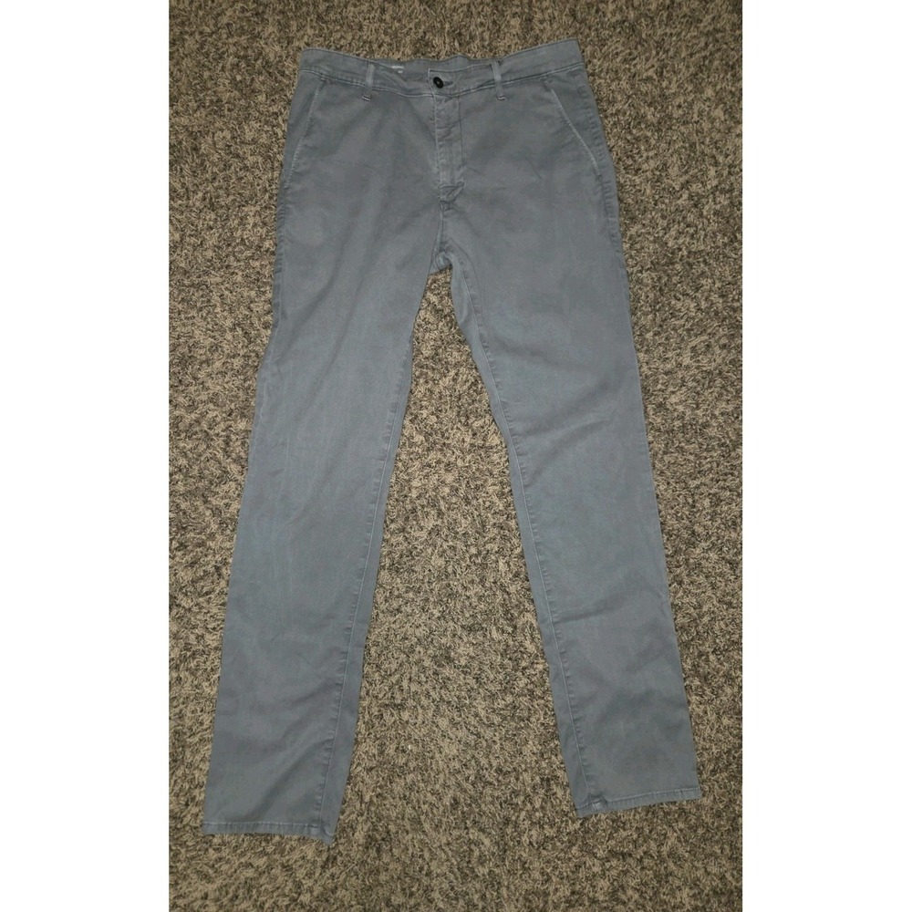 AG Adriano Goldschmied Marshal Slim Gray Pants Mens 34x34 (35x34)